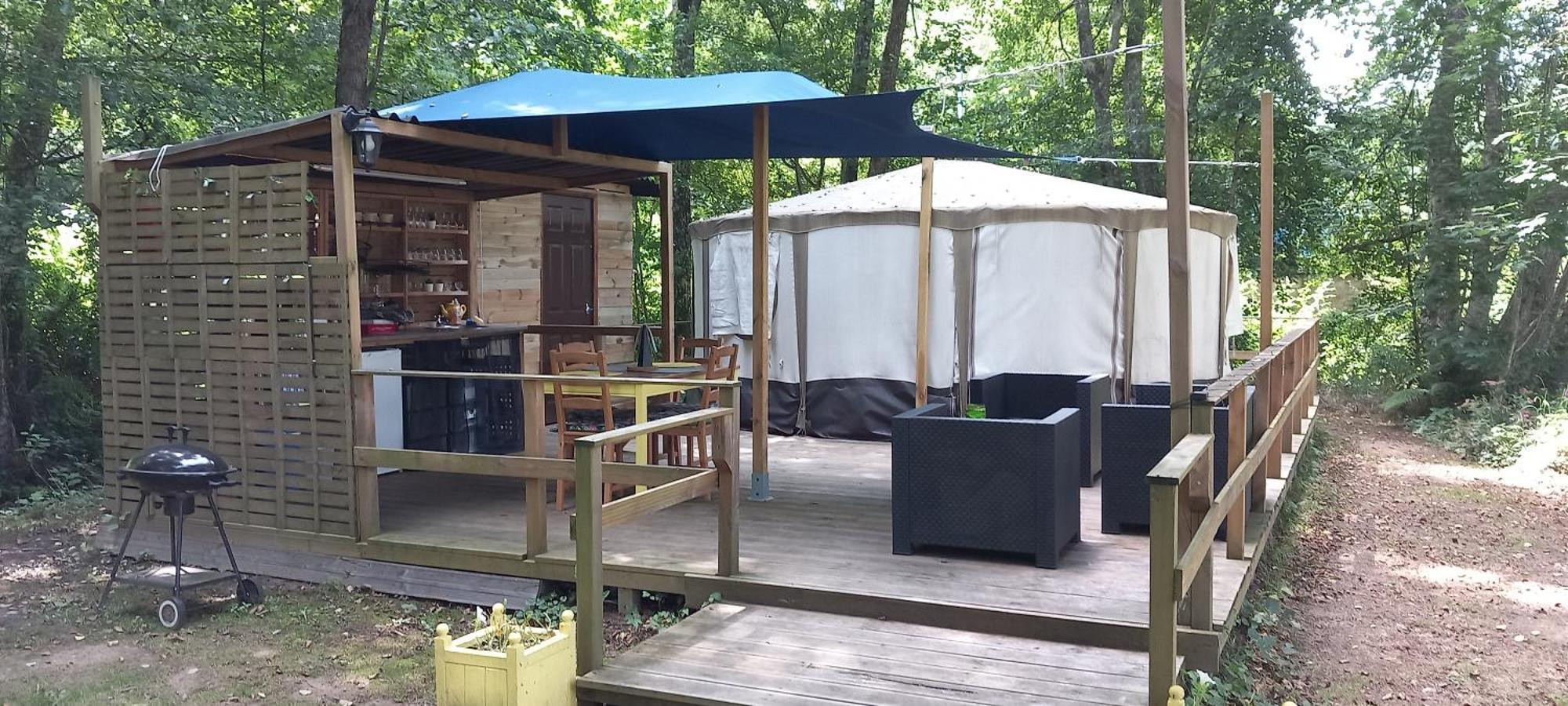 Luxury Glamping @Moulin Des Forges Hotell Moutier-Malcard Eksteriør bilde